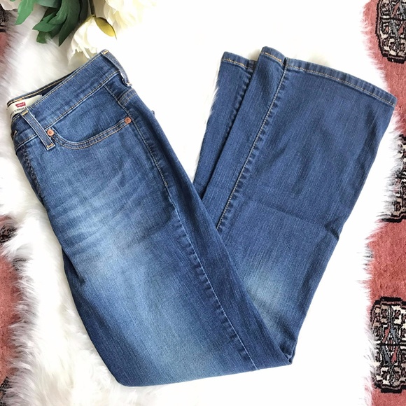 LEVI'S 512 Perfectly Slimming Bootcut Jeans size 8 - Picture 2 of 7